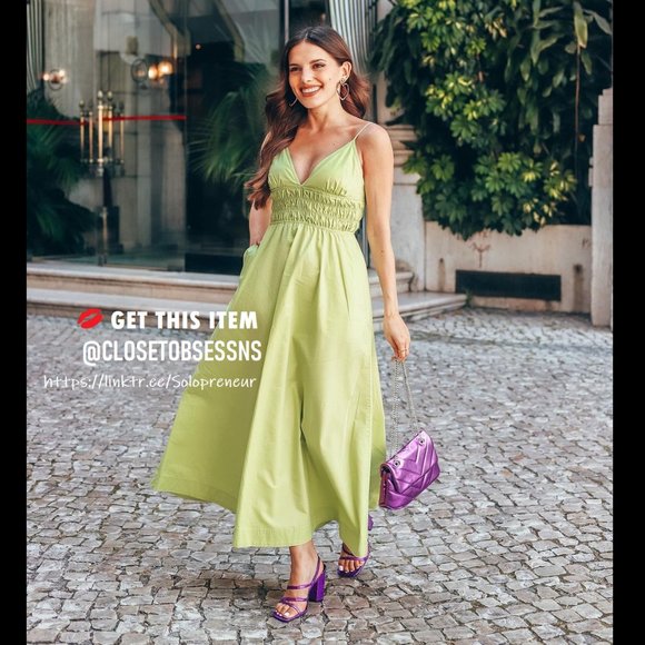 ZARA A-Line Midi Dress* - Picture 2 of 16